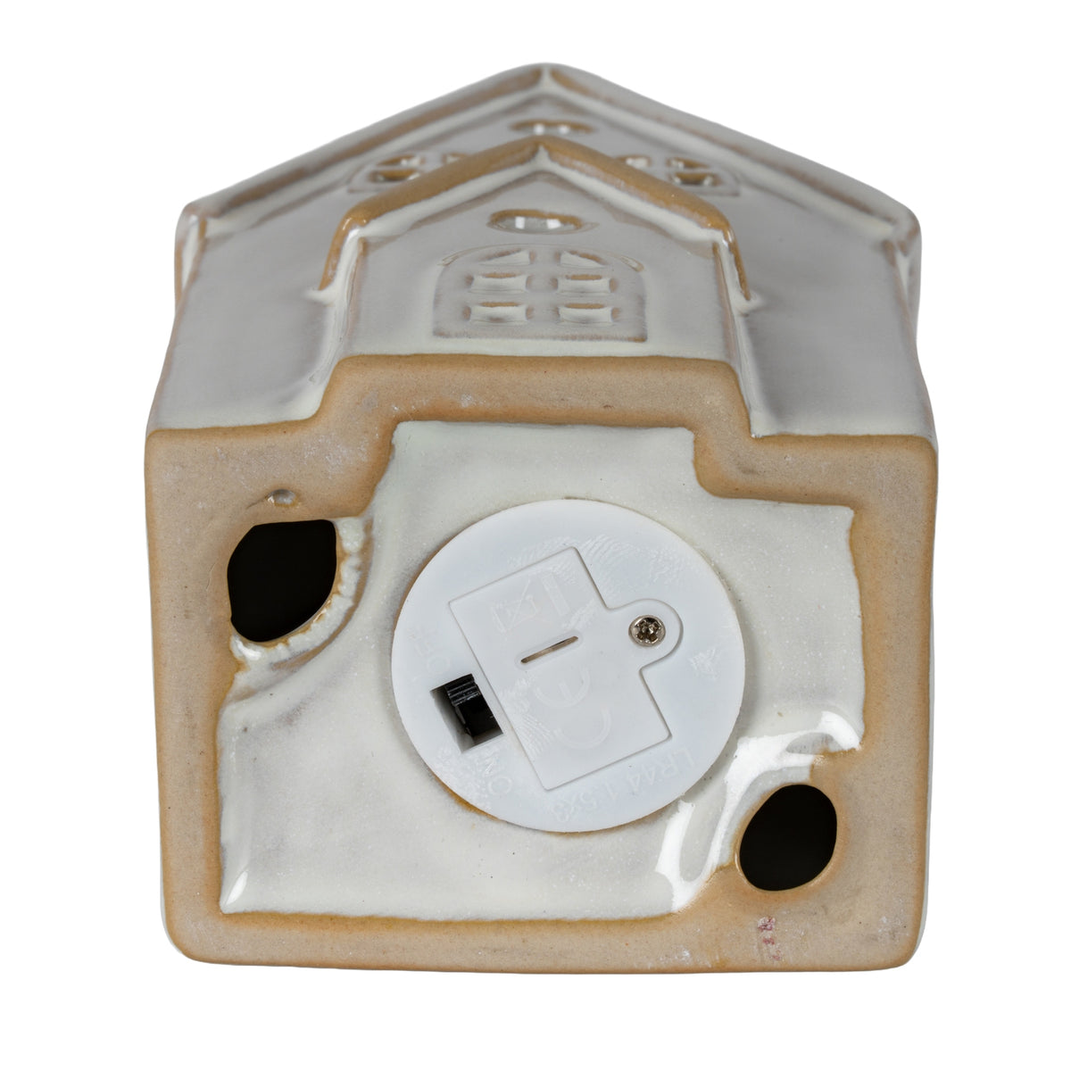 Alora Ceramic Medium Townhouse With LED Light - PLAINLY DOES IT