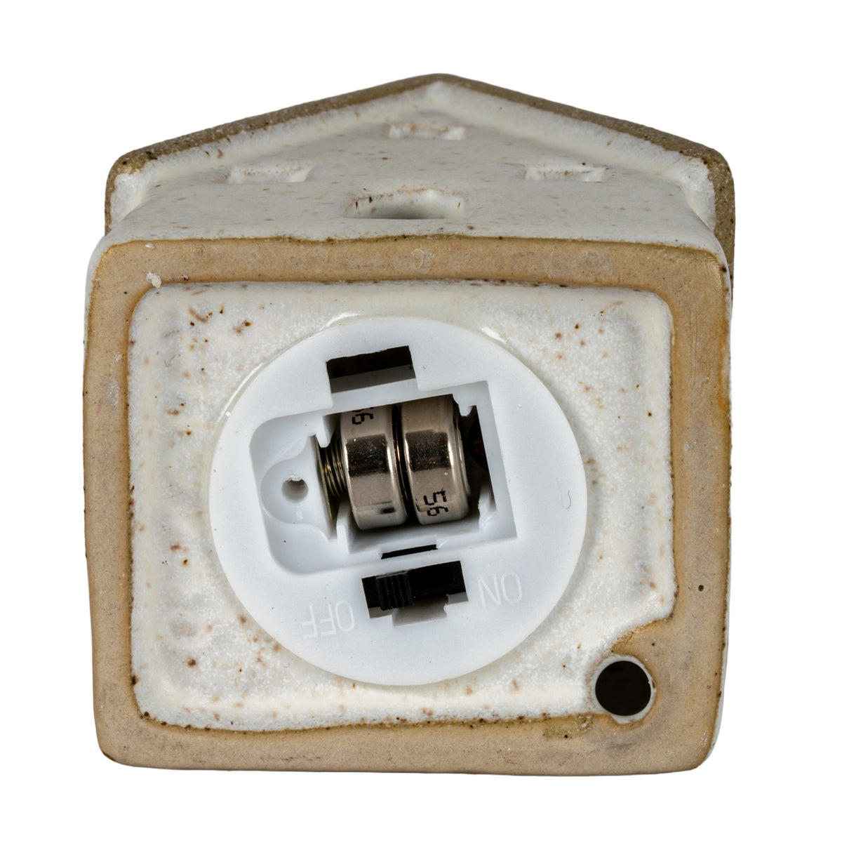 Alora Ceramic Large Town Cottage With LED Lights - PLAINLY DOES IT