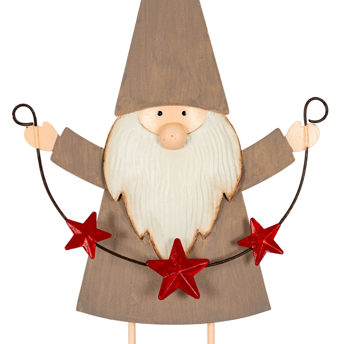 Cheeky Metal Elf with Star Garland - PLAINLY DOES IT