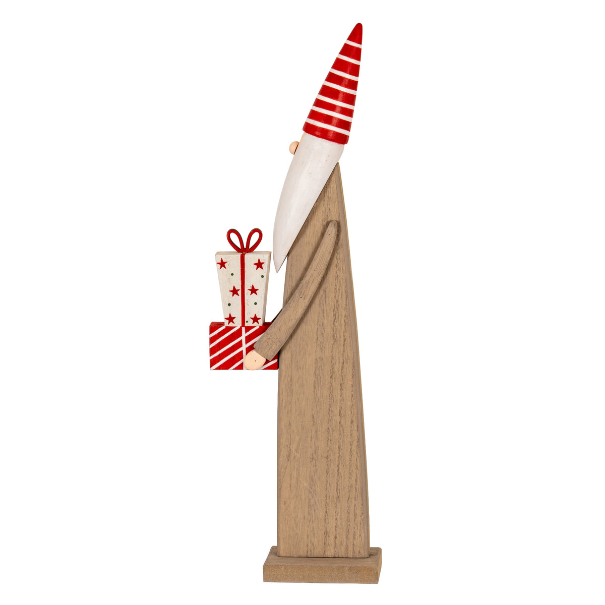 Wooden Festive Elf with Presents - PLAINLY DOES IT