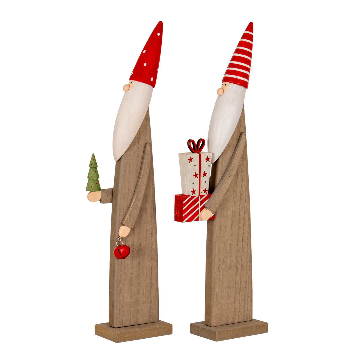 Wooden Festive Elf with Presents - PLAINLY DOES IT