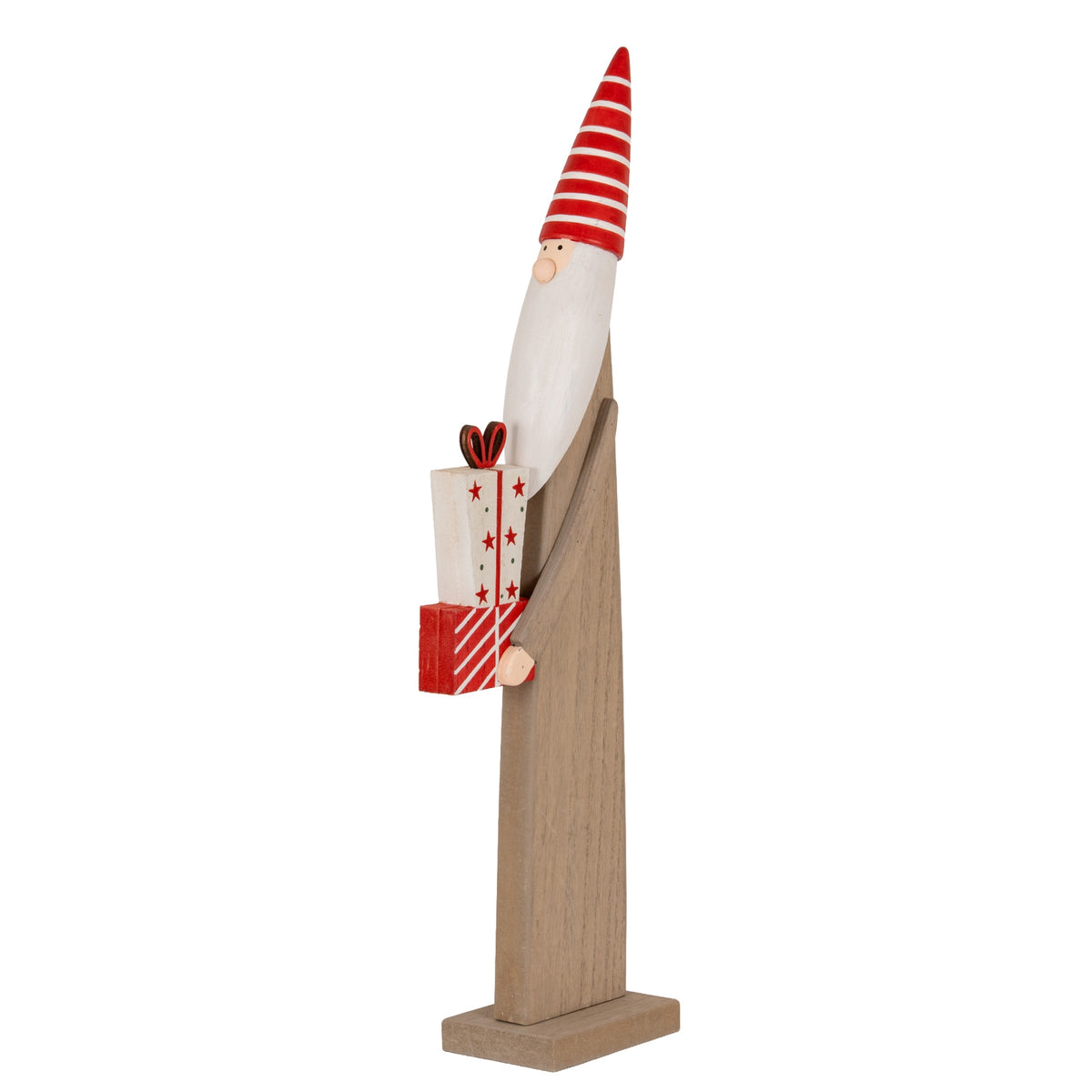 Wooden Festive Elf with Presents - PLAINLY DOES IT
