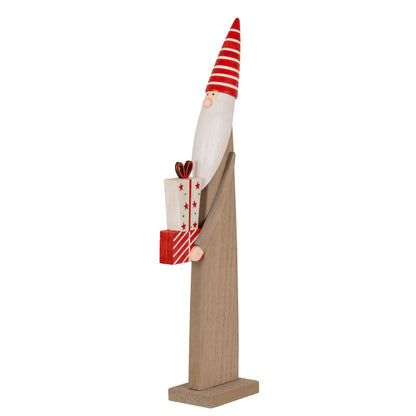 Wooden Festive Elf with Presents - PLAINLY DOES IT