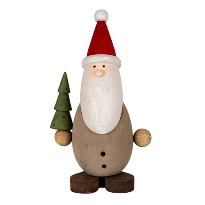 Wooden Santa with Tree - PLAINLY DOES IT