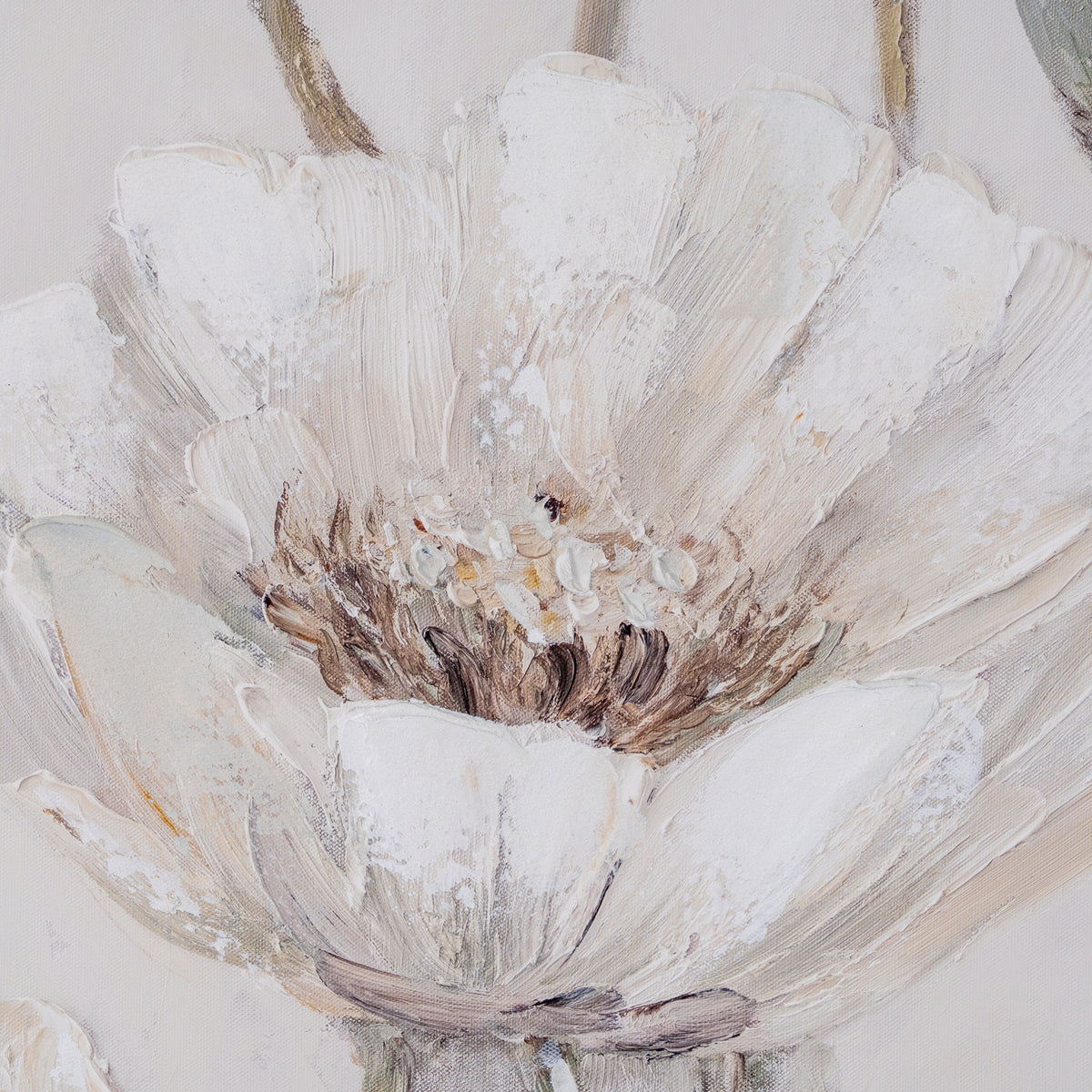 Poppy Meadow Handpainted Canvas in Frame - PLAINLY DOES IT