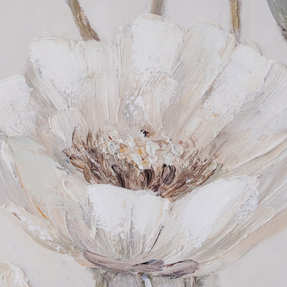 Poppy Meadow Handpainted Canvas in Frame - PLAINLY DOES IT