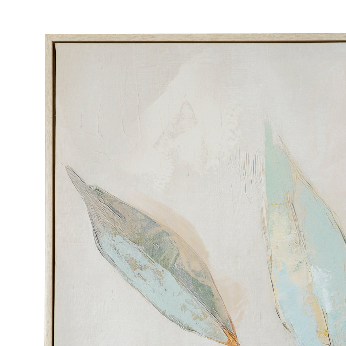 Willow Light Handpainted Canvas in Frame - PLAINLY DOES IT