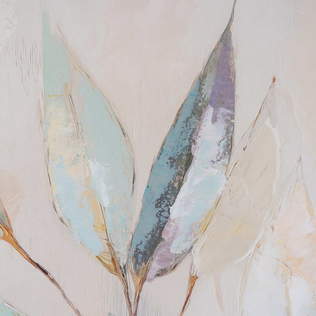 Willow Light Handpainted Canvas in Frame - PLAINLY DOES IT