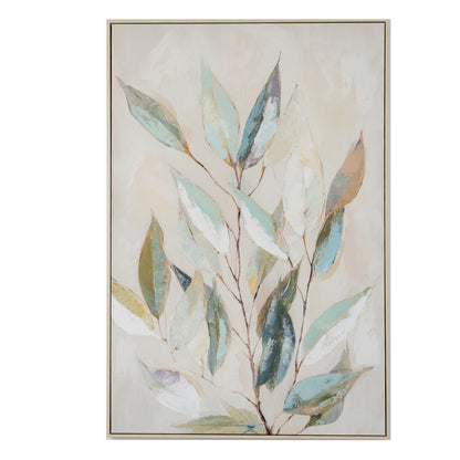 Willow Light Handpainted Canvas in Frame - PLAINLY DOES IT