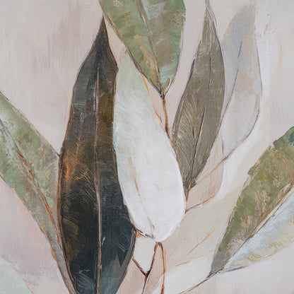 Willow Shade Handpainted Canvas in Frame - PLAINLY DOES IT