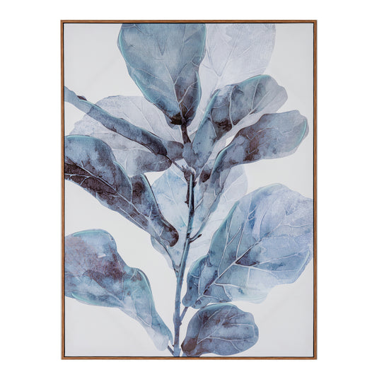 Sevra Eucalyptus Hand Painted Canvas in Frame