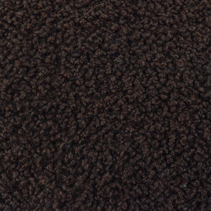 Cabu Chunky Bouclé Cushion - Chocolate, Feather Filled, 55 × 55cm