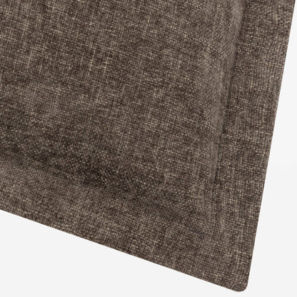 Dune Chenille Cushion - Mole, Feather Filled, 50 × 50cm