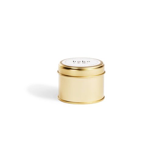 Christmas Orange Spice Gold Travel Tin Soy Candle