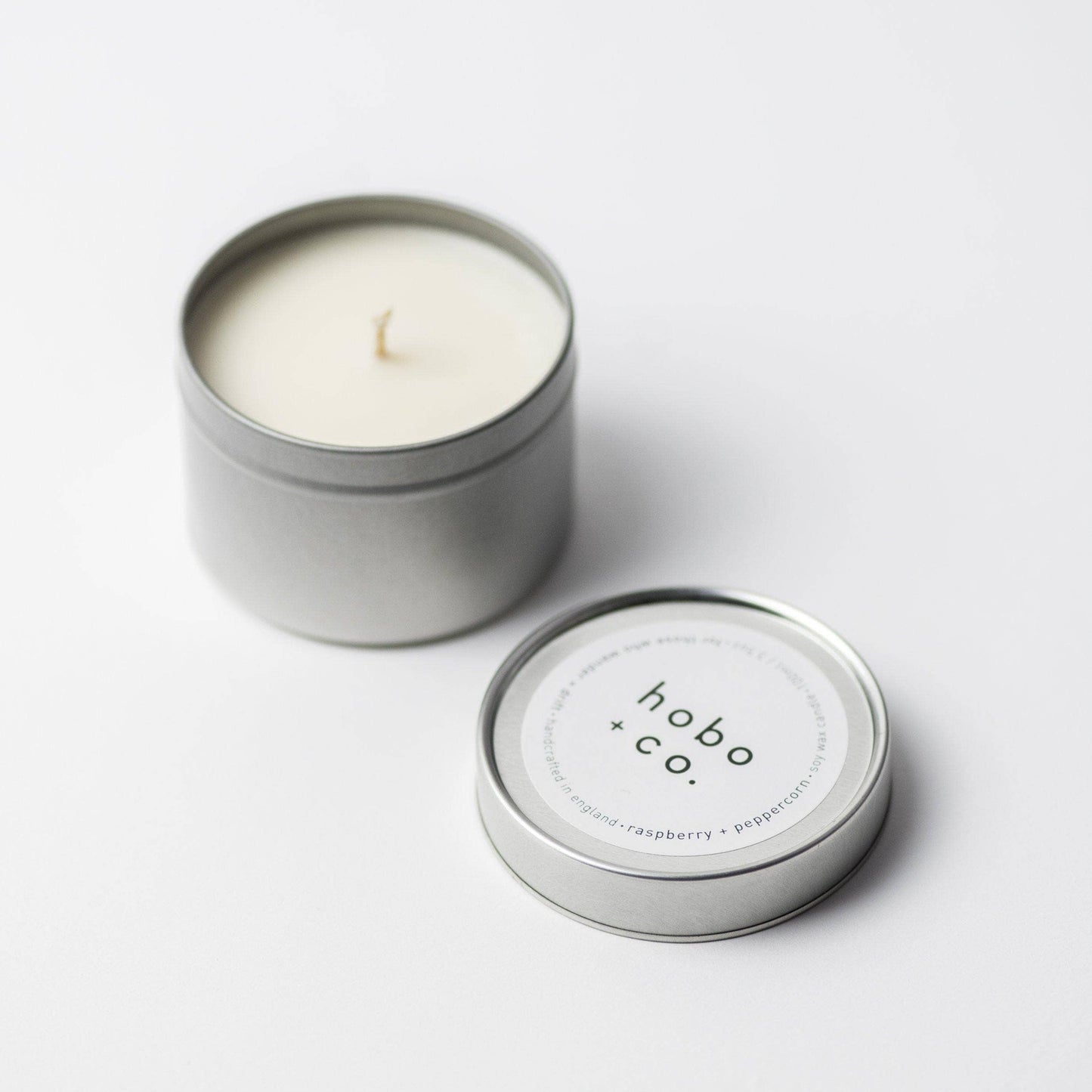 Raspberry & Peppercorn Travel Tin Soy Candle
