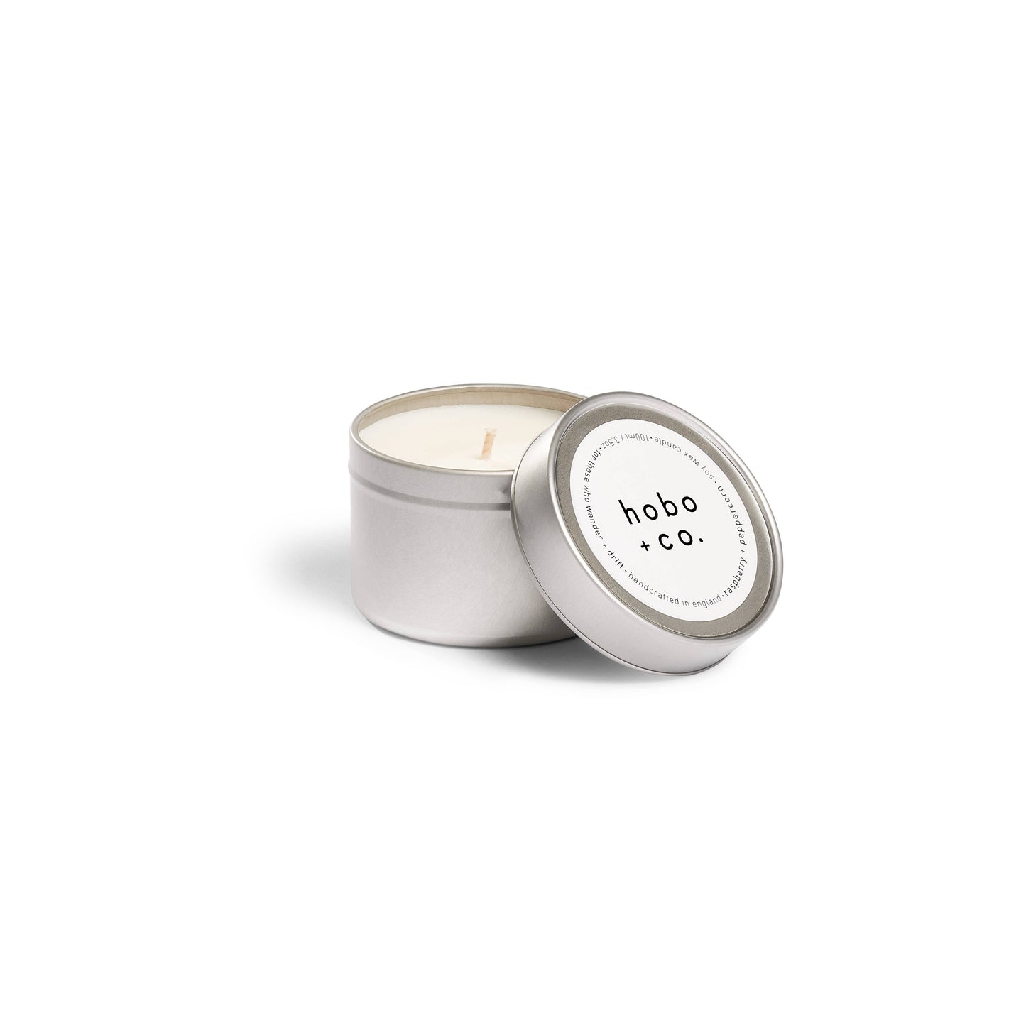 Raspberry & Peppercorn Travel Tin Soy Candle