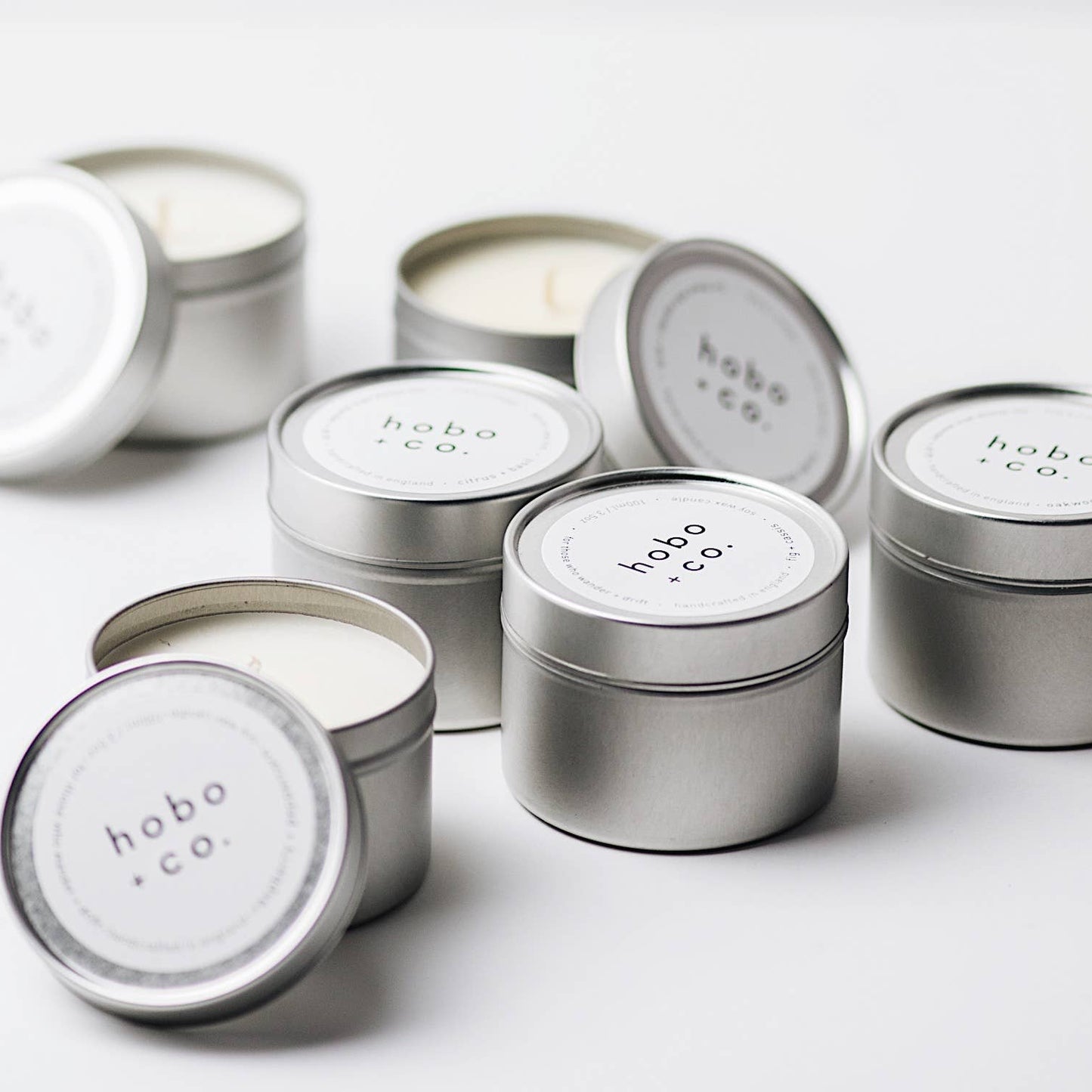 Citrus & Basil Travel Tin Soy Candle