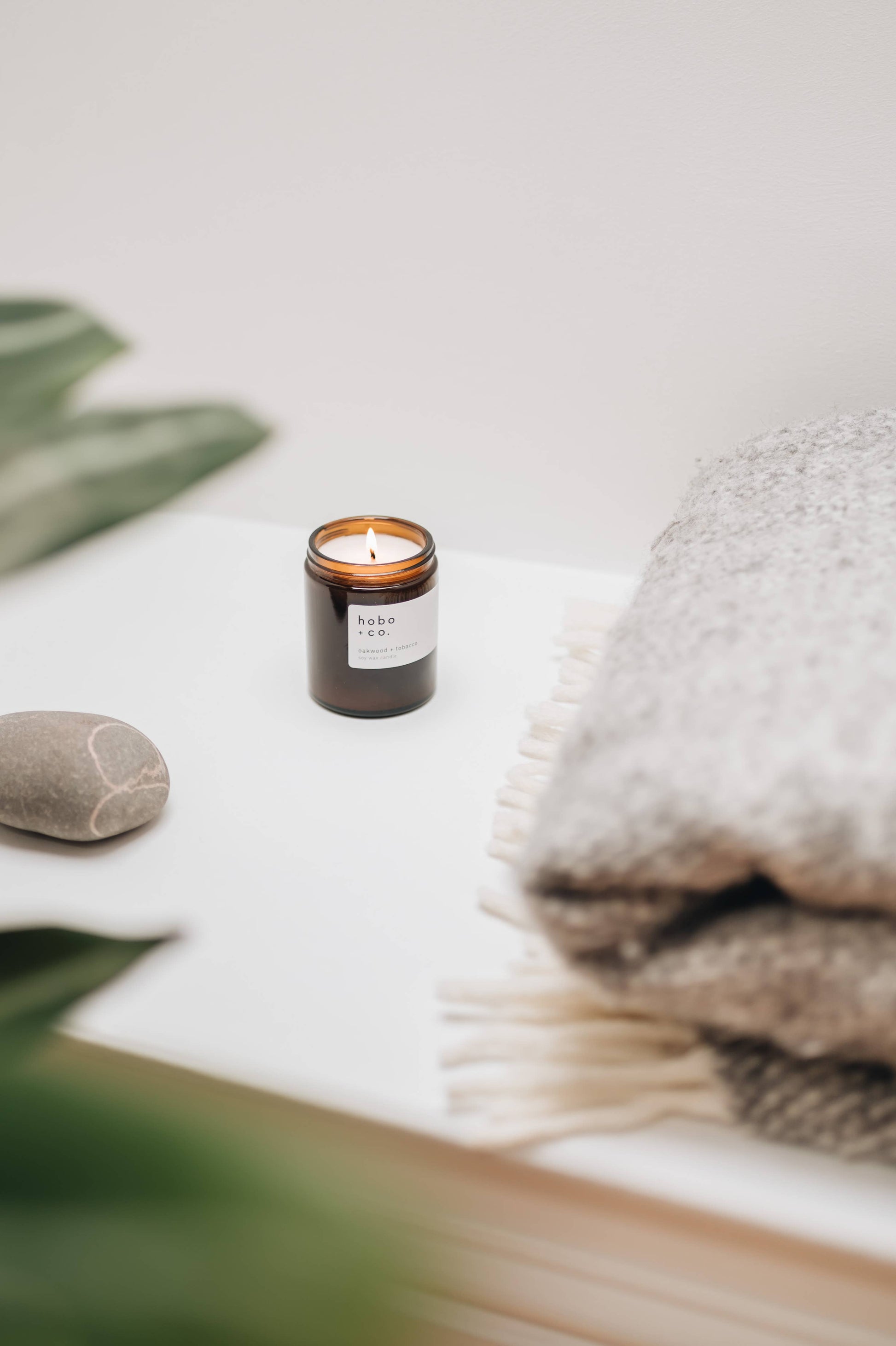 Rest Bergamot, Lavender & Patchouli Essential Oil Soy Candle, 180ml