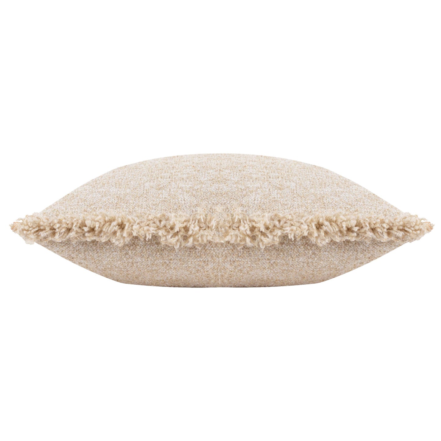 Doze Textured Cushion - Natural, Feather Filled, 40 × 60cm