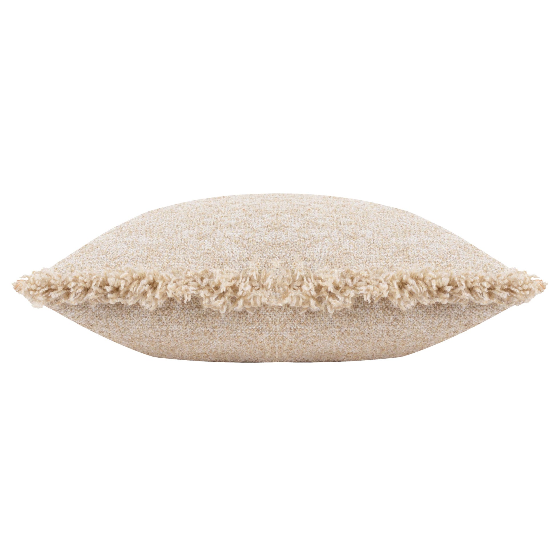 Doze Textured Cushion - Natural, Feather Filled, 40 × 60cm