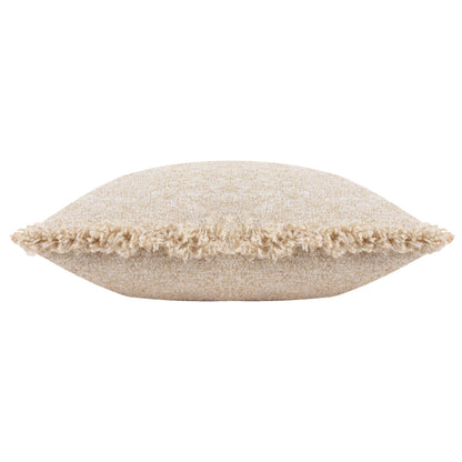 Doze Textured Cushion - Natural, Feather Filled, 40 × 60cm