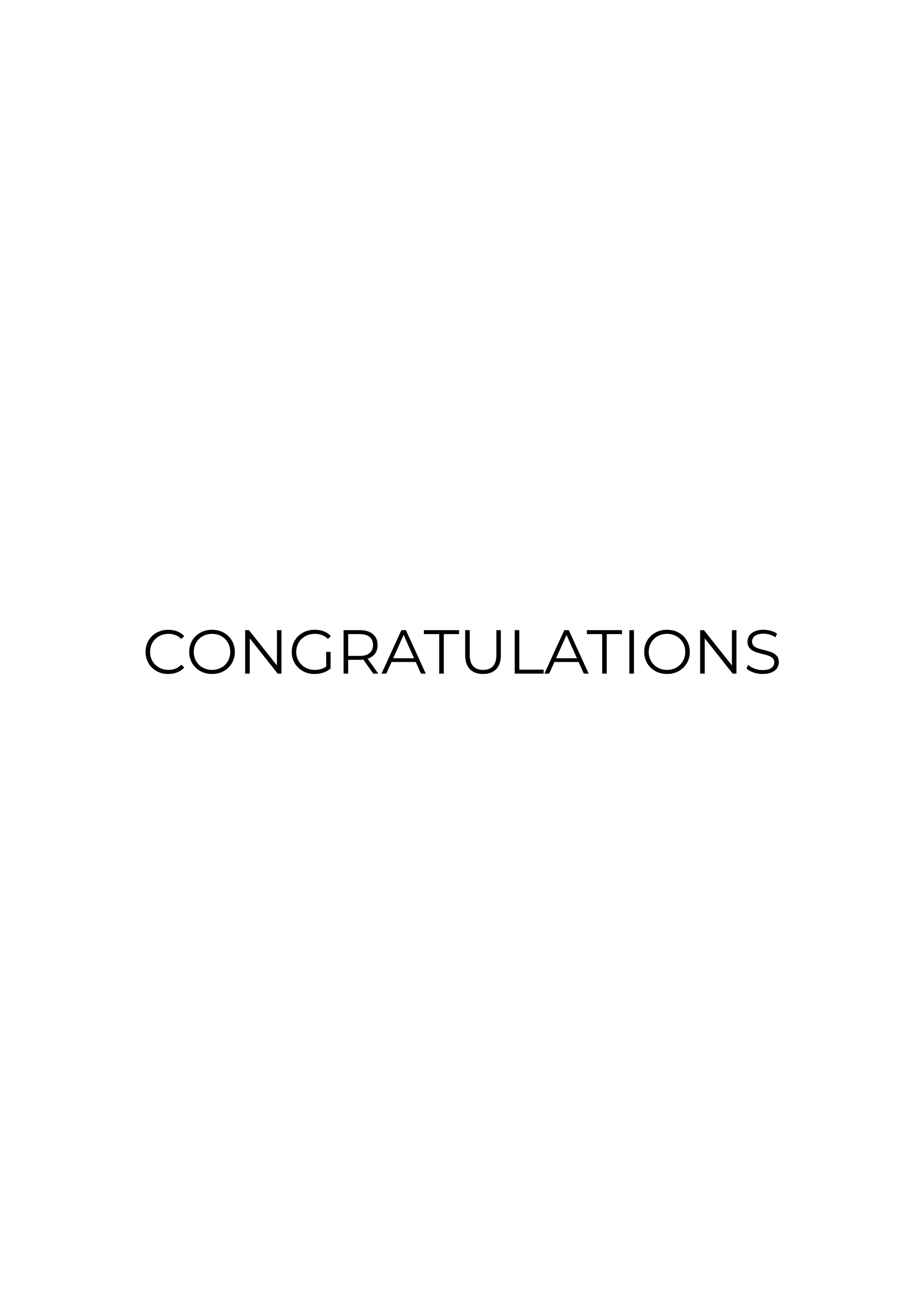 Congratulations Card