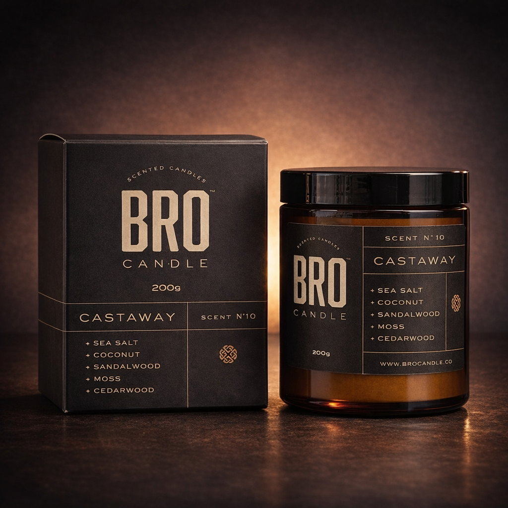 The Castaway Sea Salt & Coconut Scented Candle