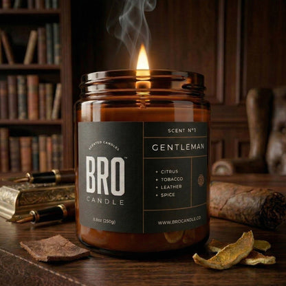 The Gentleman Tobacco & Leather Scented Candle
