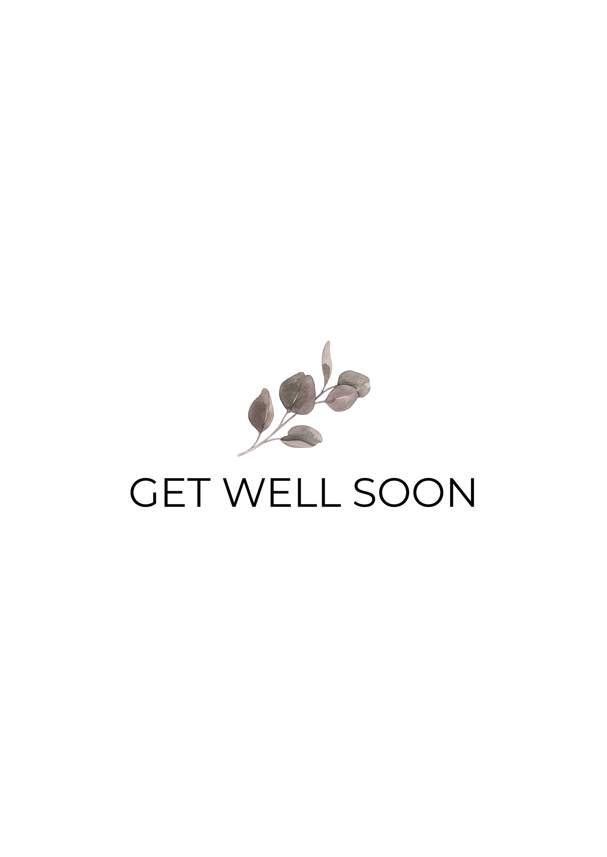 Get Well Soon Card