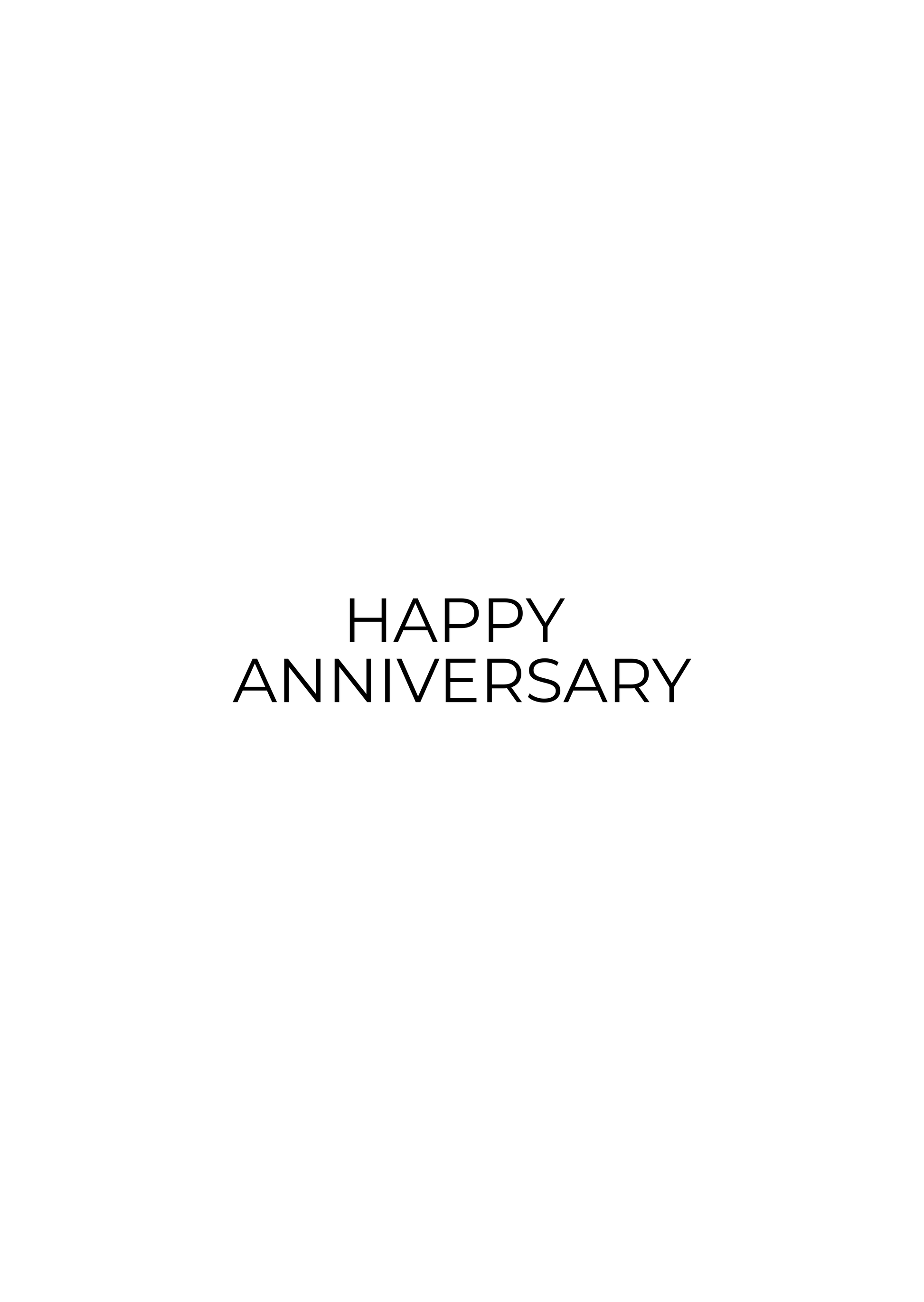 Happy Anniversary Card