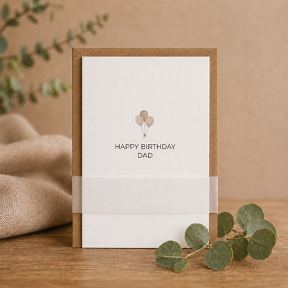 Happy Birthday Dad Card