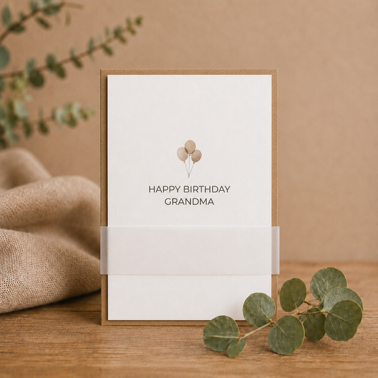 Happy Birthday Grandma Card