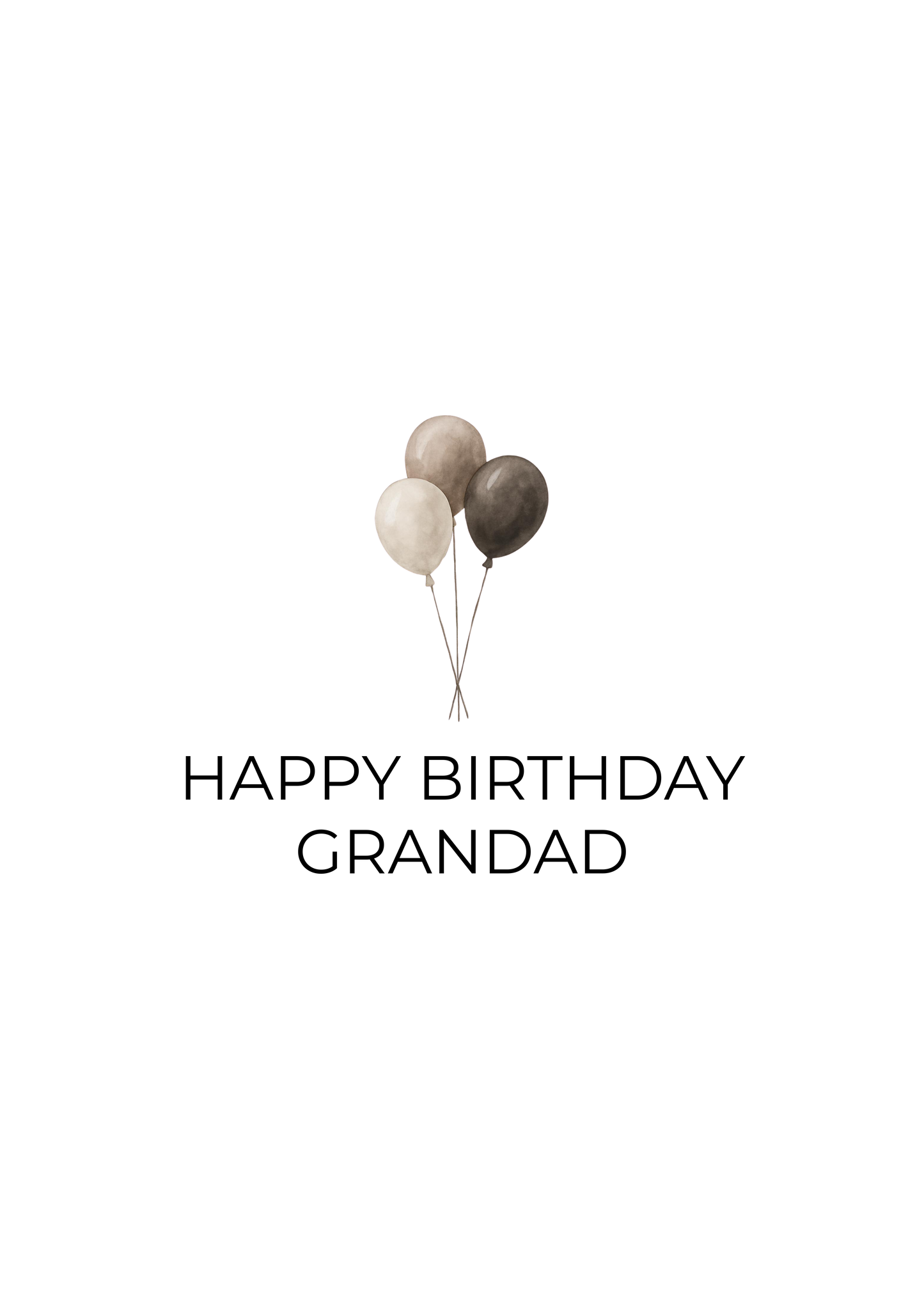 Happy Birthday Grandad Card