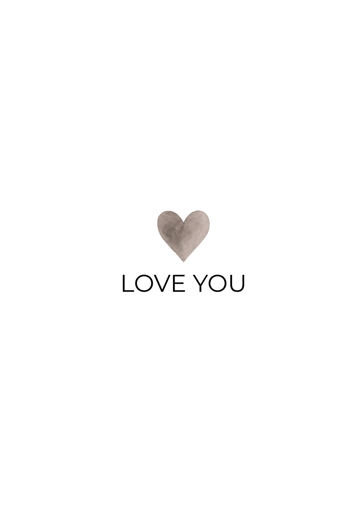 Love You Card