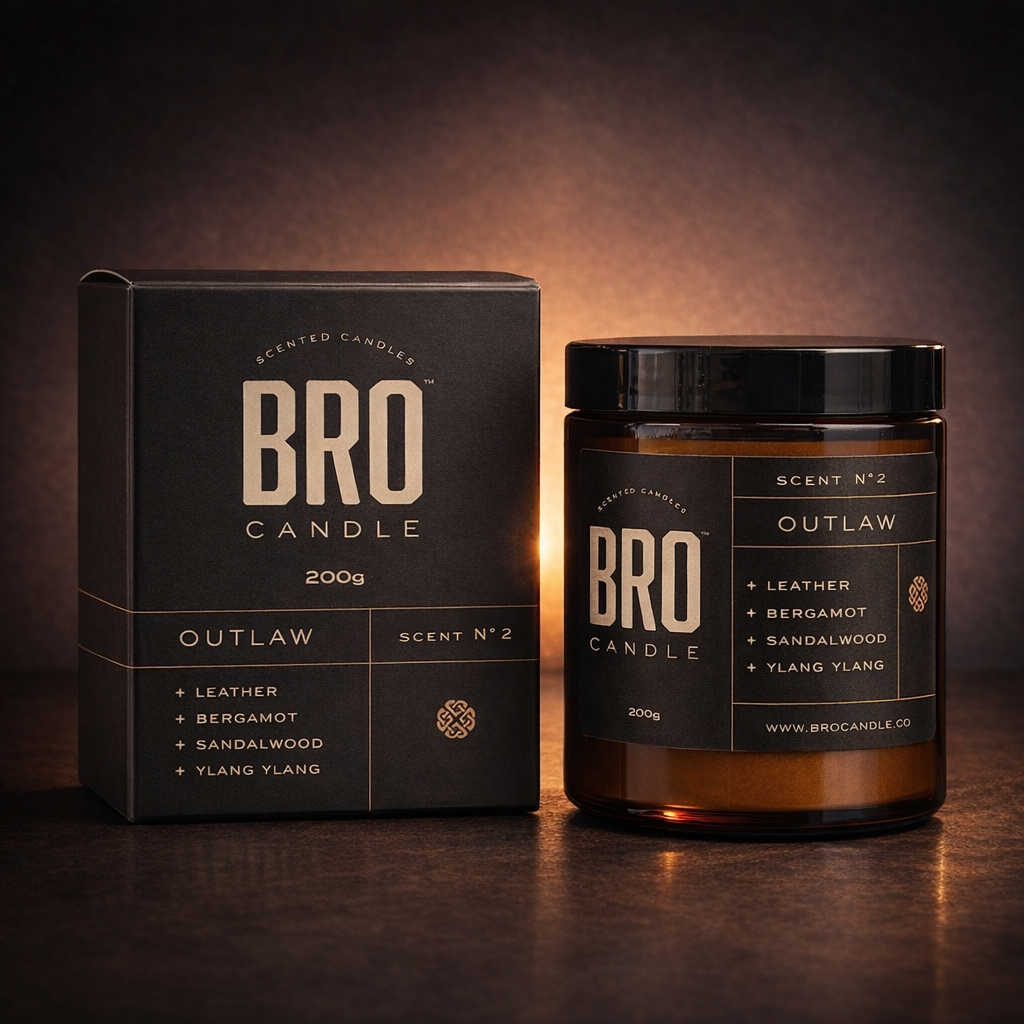 The Outlaw Leather & Suede Scented Candle
