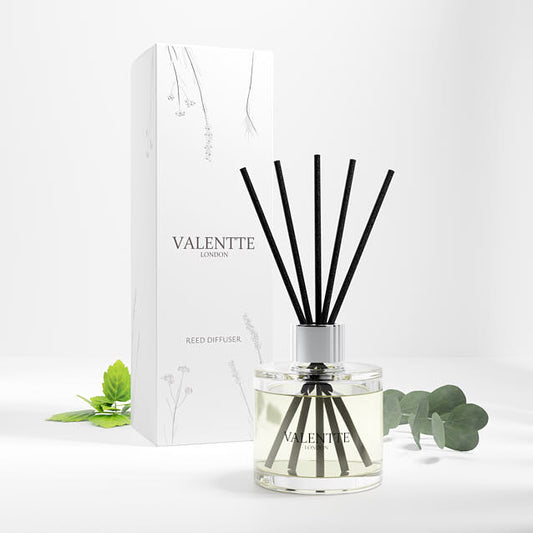 Valentte Patchouli & Eucalyptus Reed Diffuser included in the gift set