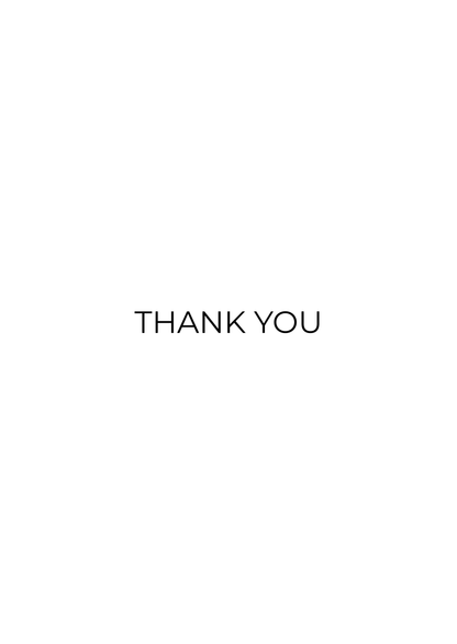 Thank You Card