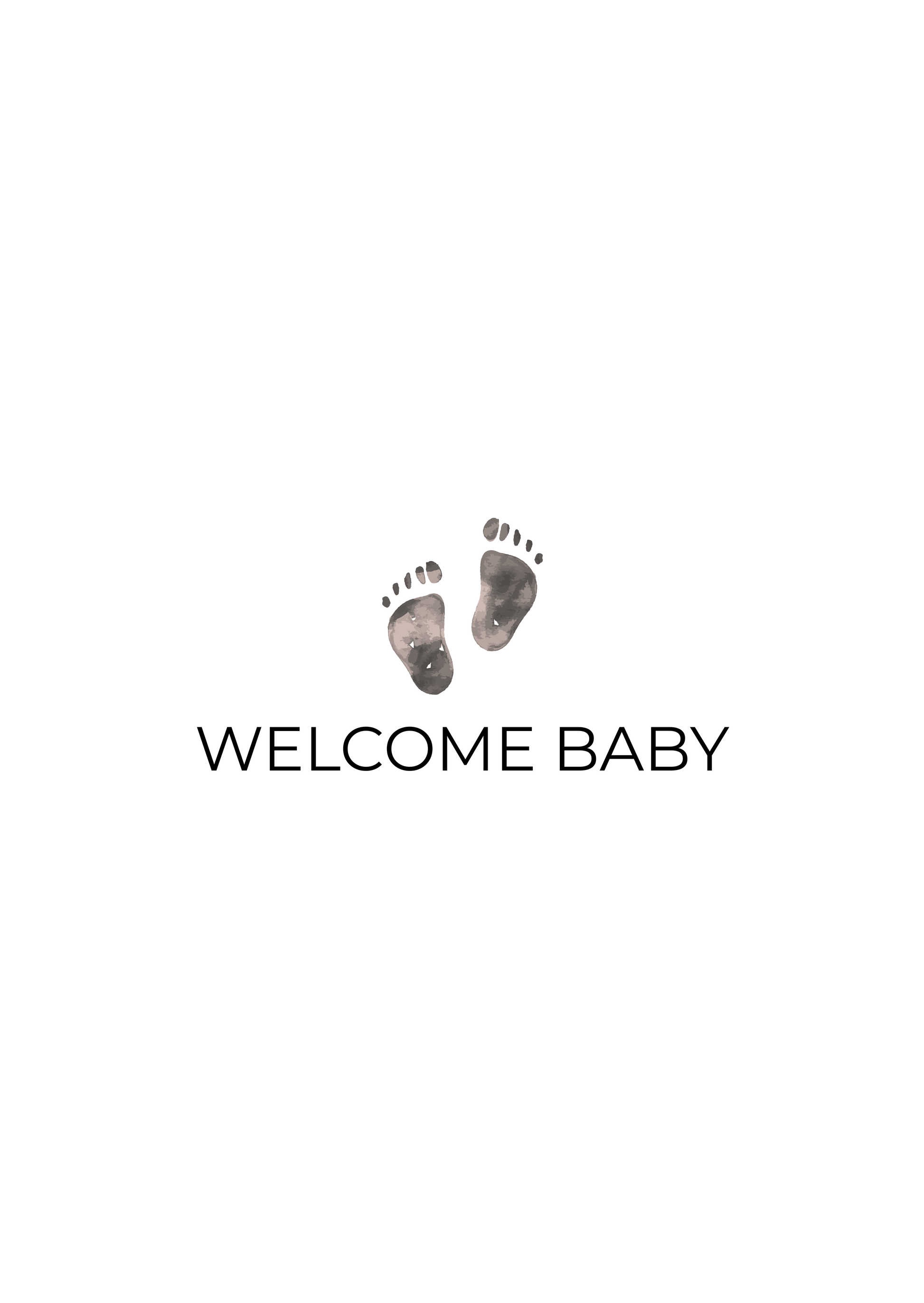 Welcome Baby Card