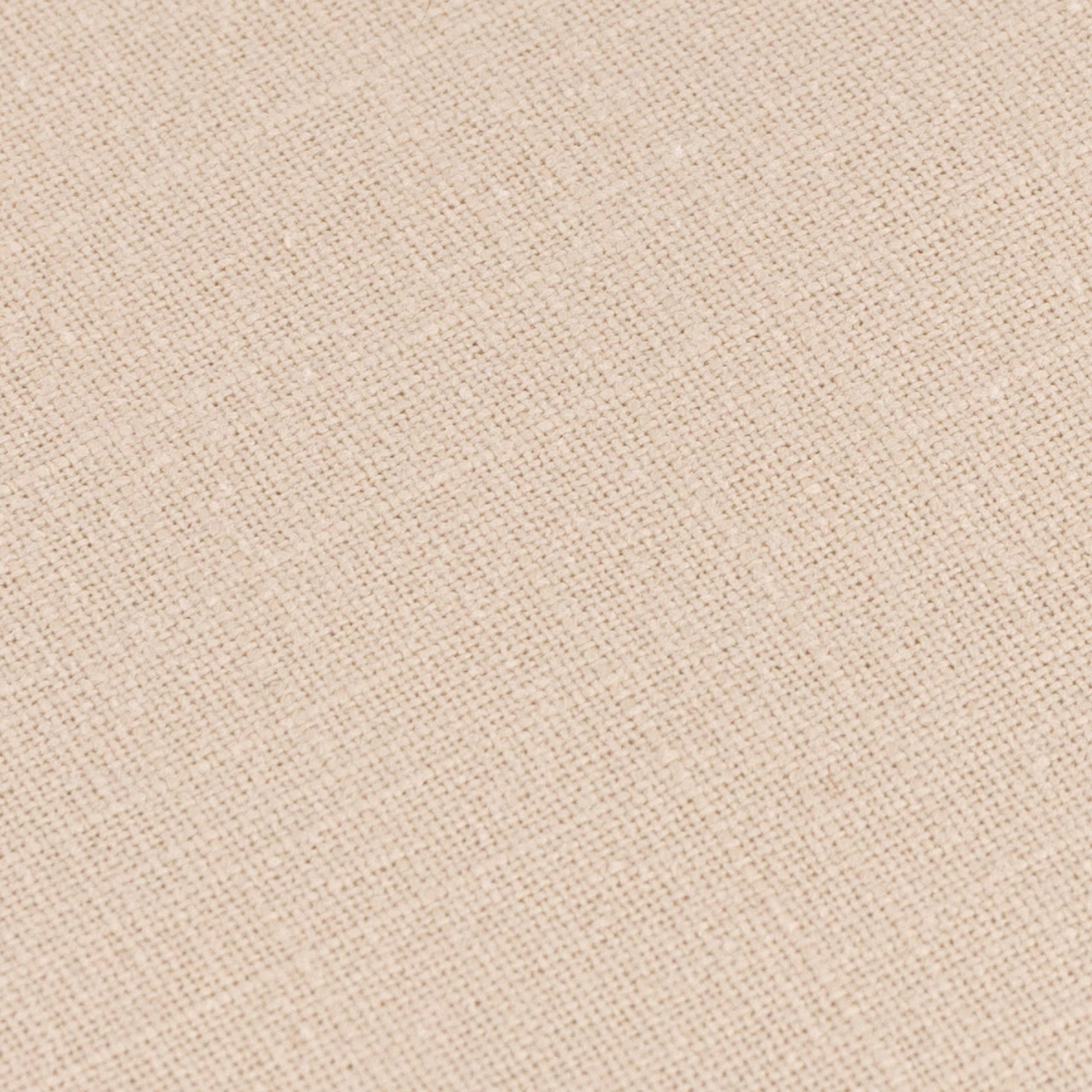 Slub Cotton Cushion - Linen, Feather Filled, 50 × 50cm