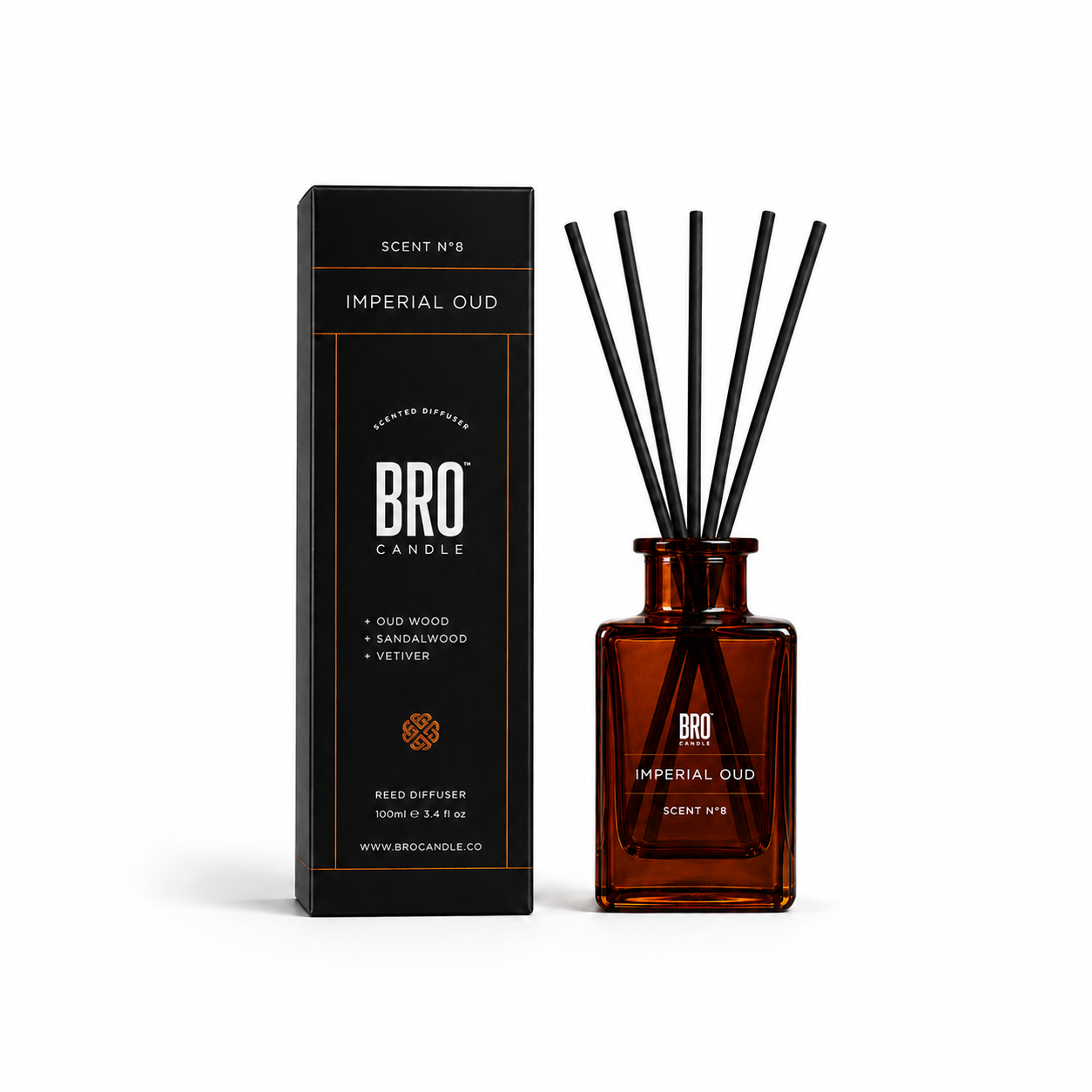 The Imperial Oud & Sandalwood Reed Diffuser, 100ml