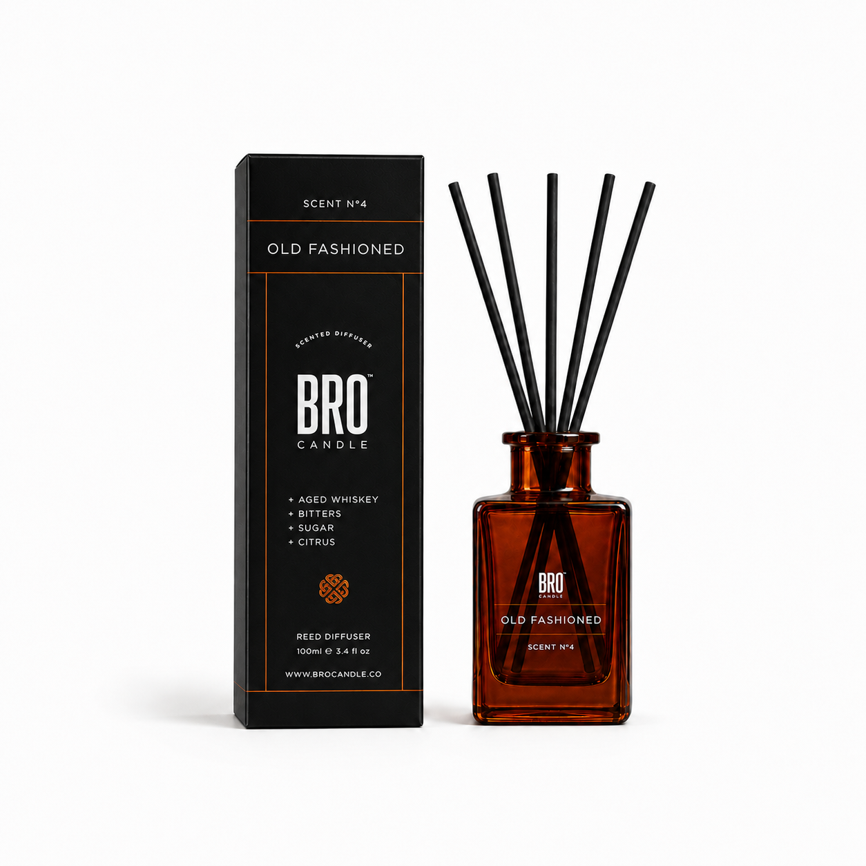 The Old Fashioned Whisky & Citrus Reed Diffuser, 100ml