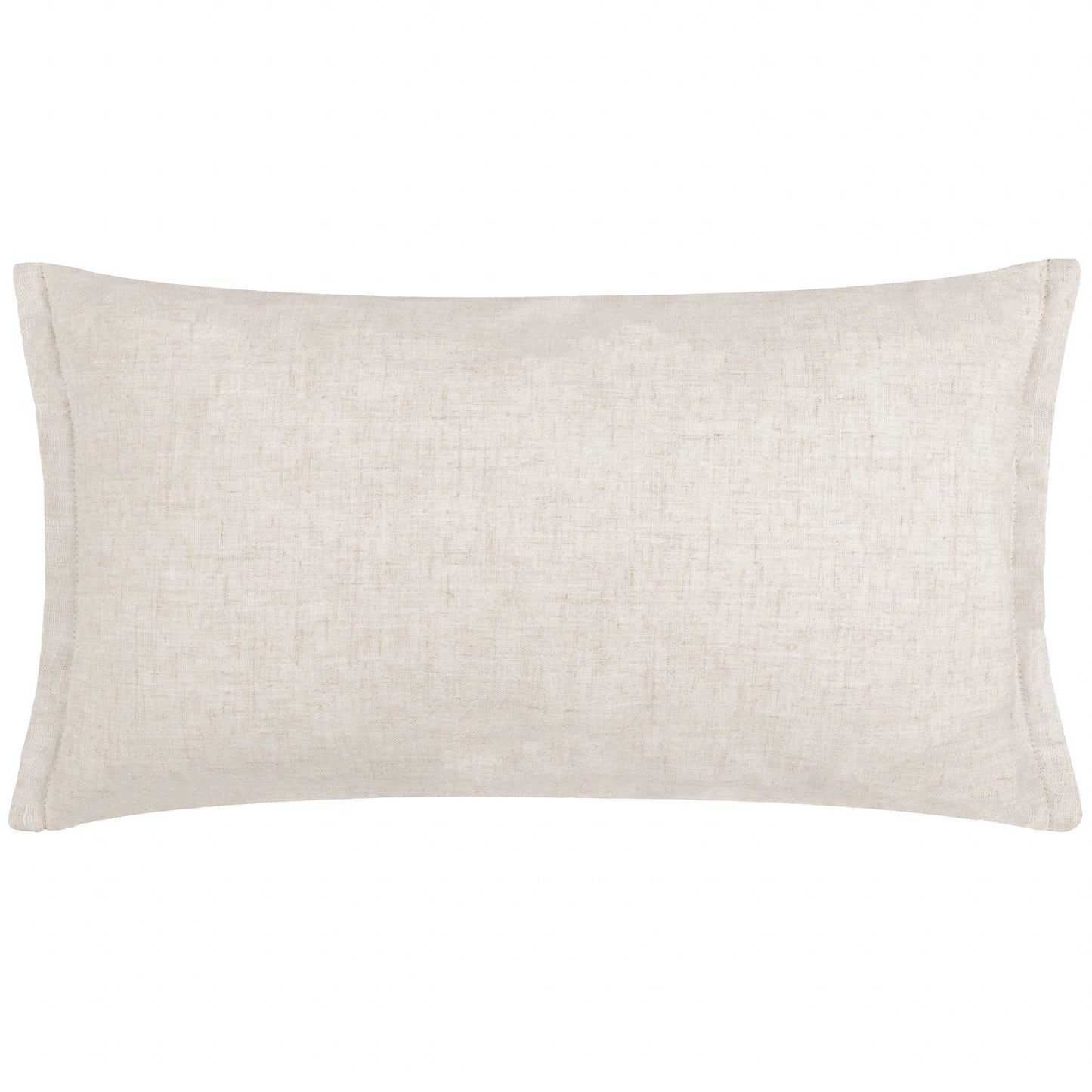Merton Rectangular Velvet Cushion - Taupe, Feather Filled, 30 × 50cm