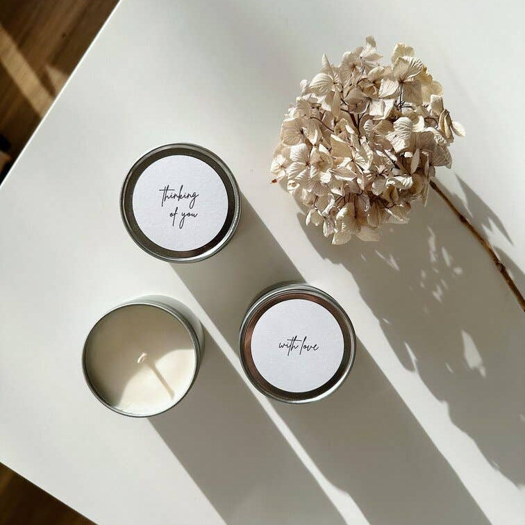 Thinking of You Scented Soy Travel Tin Candle