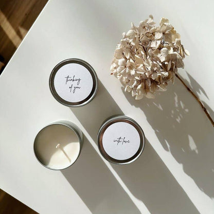 Thinking of You Scented Soy Travel Tin Candle