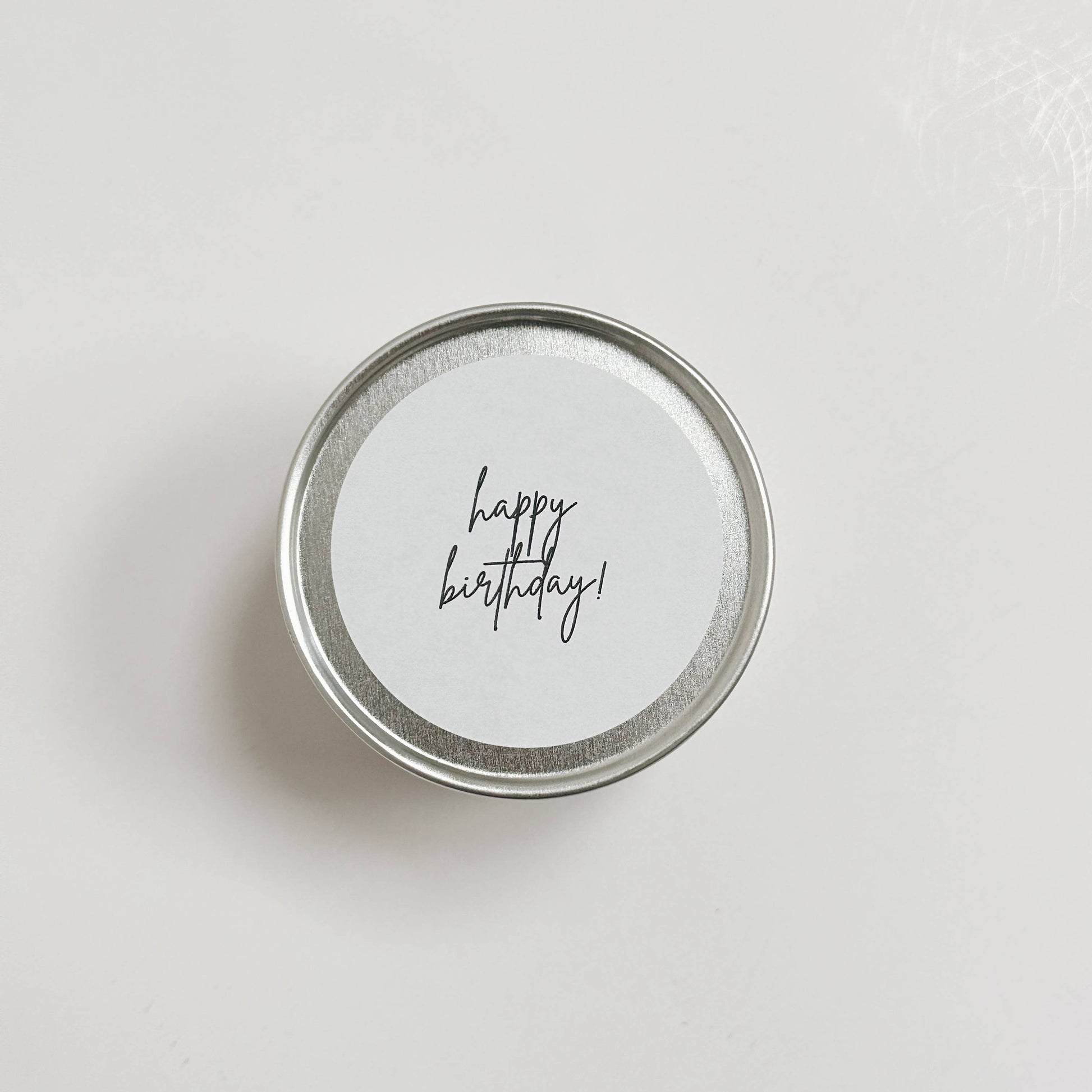 Happy Birthday Scented Soy Travel Tin Candle