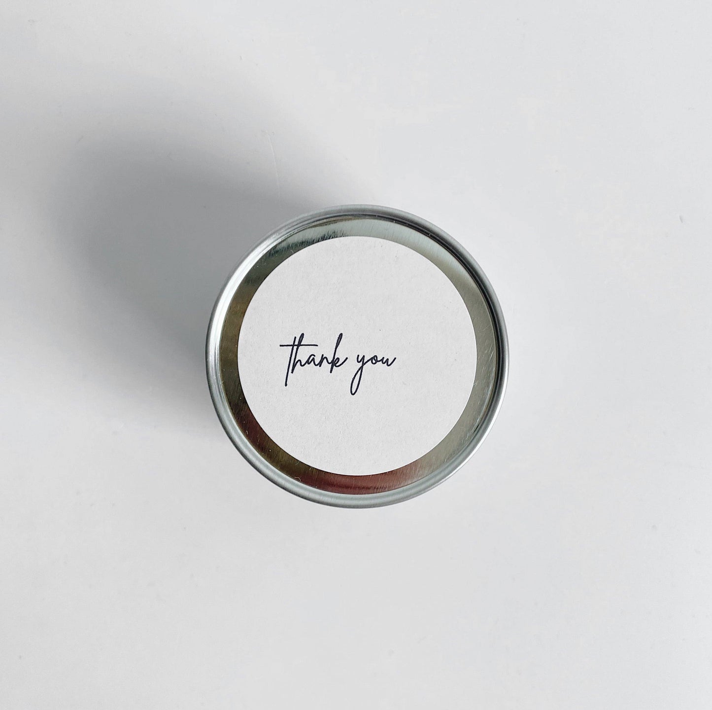 Thank You Scented Soy Travel Tin Candle