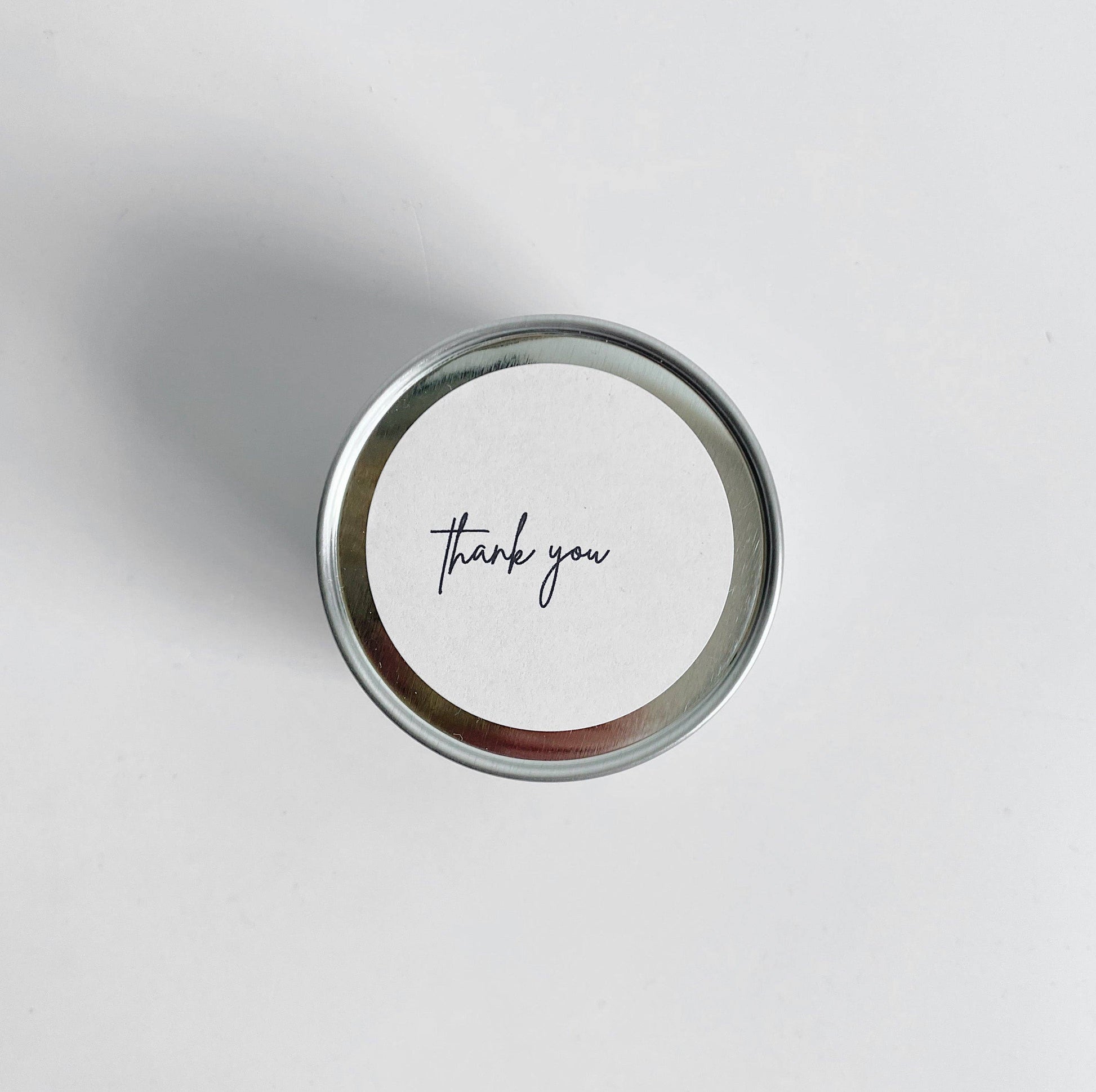 Thank You Scented Soy Travel Tin Candle