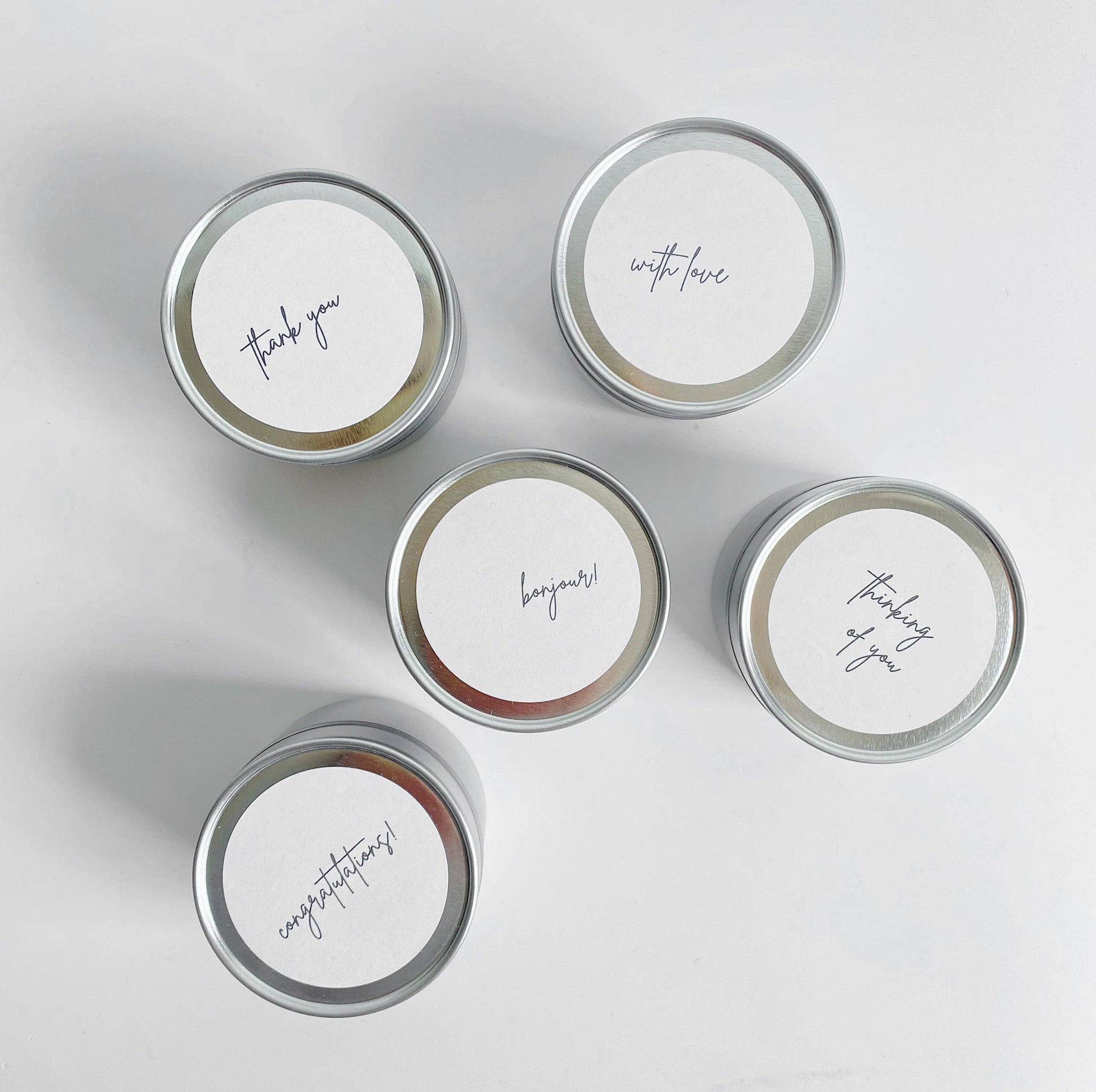 Congratulations Scented Soy Travel Tin Candle