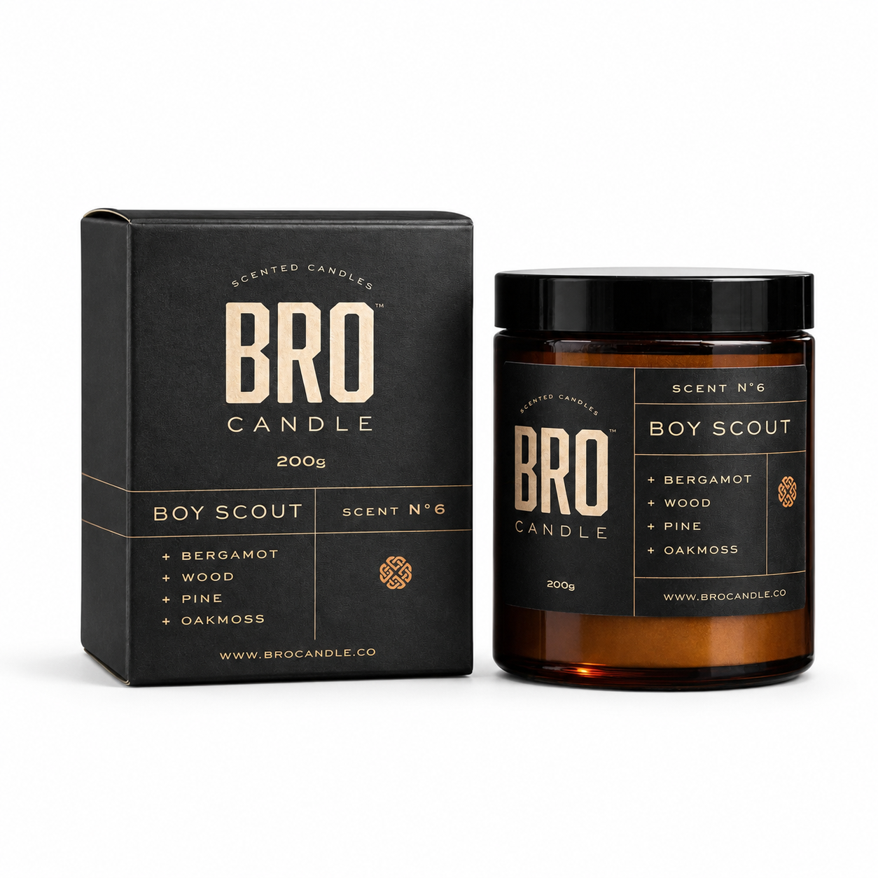 The Boy Scout Campfire & Pine Scented Candle