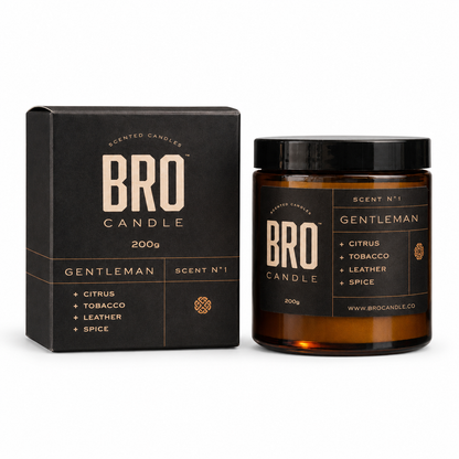 The Gentleman Tobacco & Leather Scented Candle